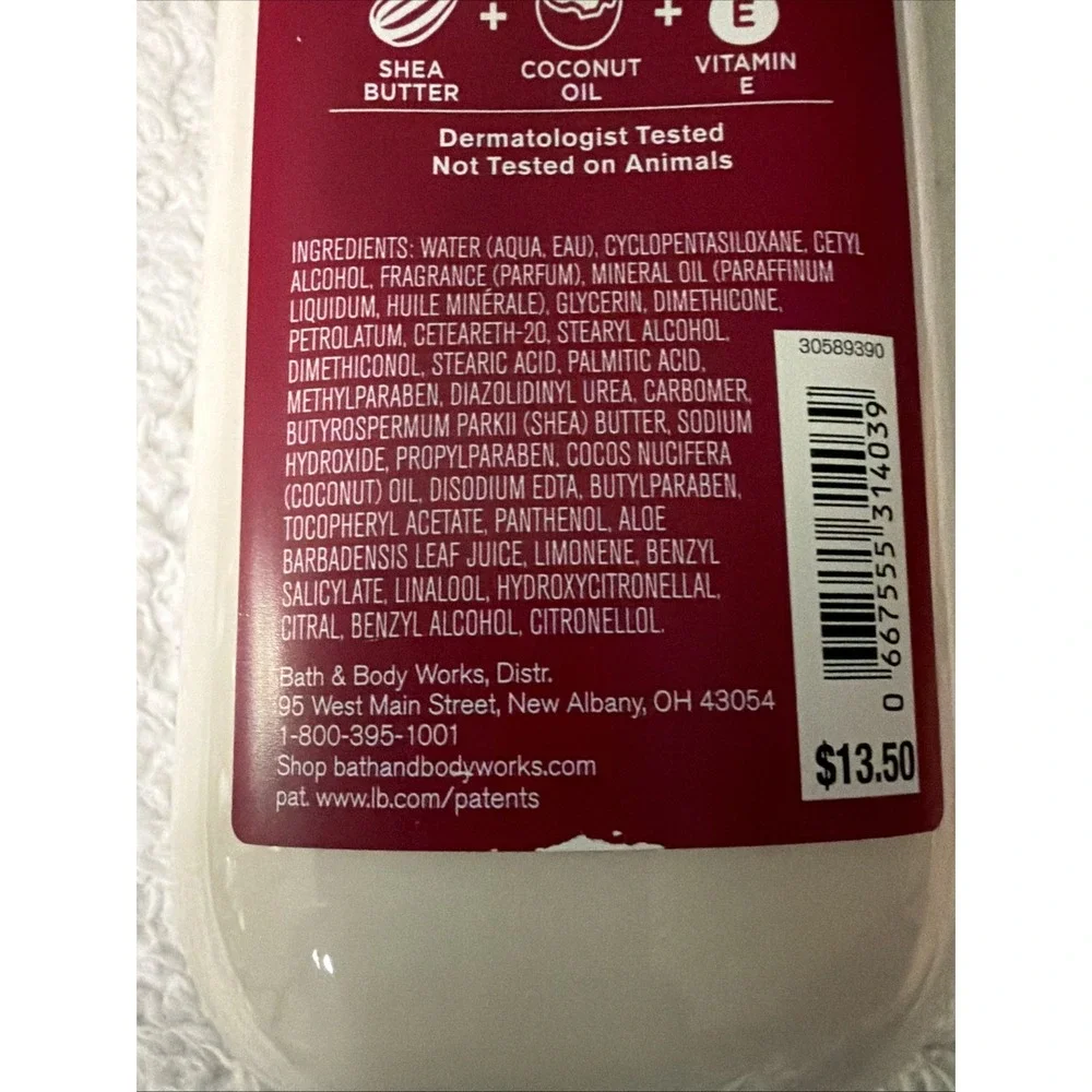Bath and Body Works RUBY APPLE & Rosewood Body Lotion 8 Oz New